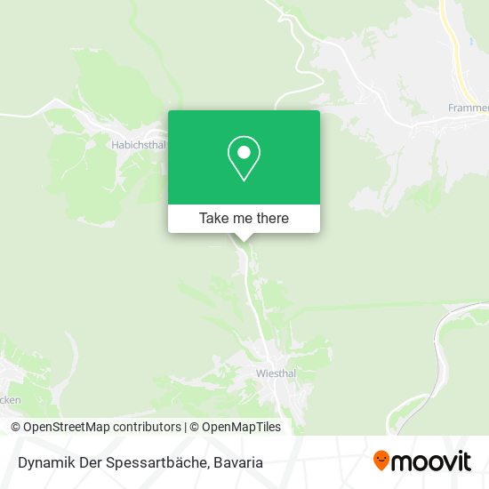 Карта Dynamik Der Spessartbäche