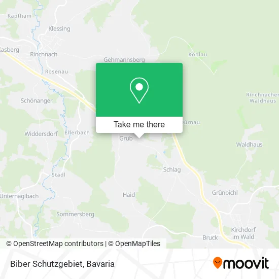 Biber Schutzgebiet map