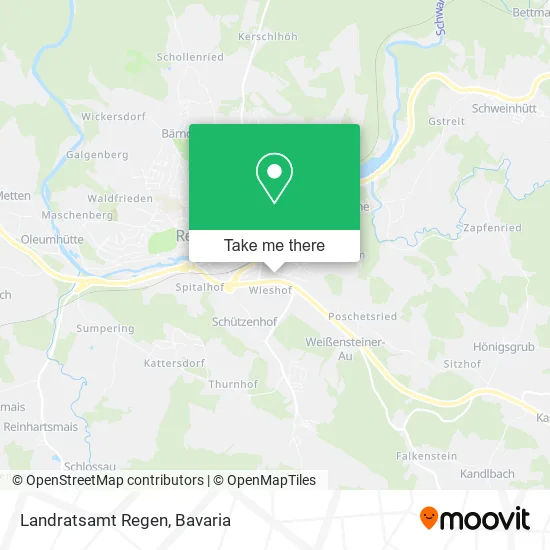 Карта Landratsamt Regen