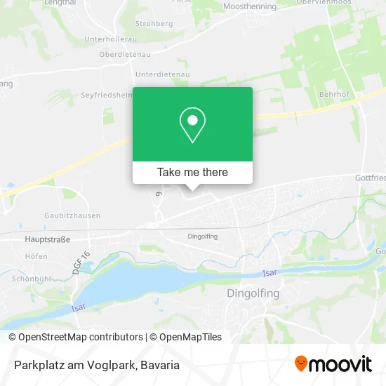 Карта Parkplatz am Voglpark