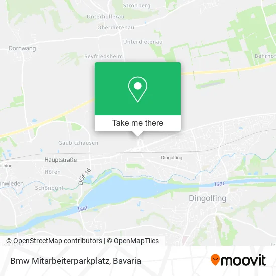 Карта Bmw Mitarbeiterparkplatz