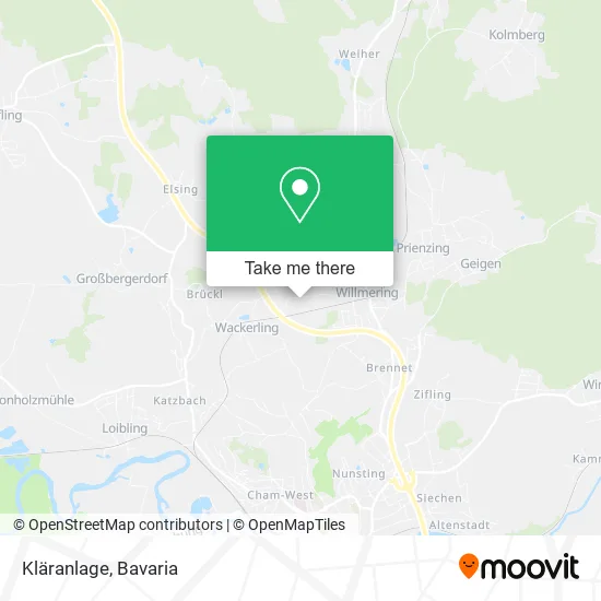 Карта Kläranlage