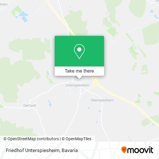 Friedhof Unterspiesheim map