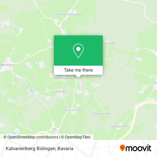 Карта Kalvarienberg Bidingen