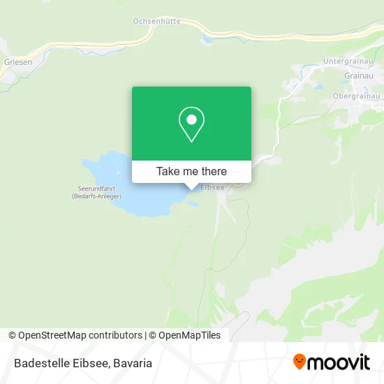 Карта Badestelle Eibsee