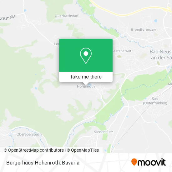 Карта Bürgerhaus Hohenroth