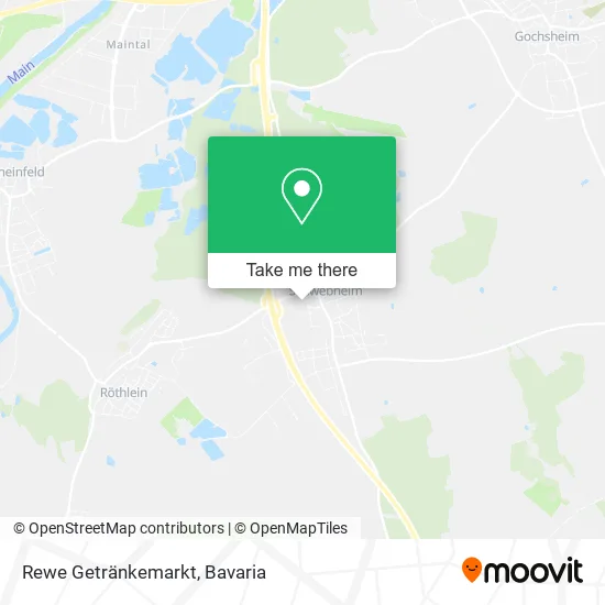 Карта Rewe Getränkemarkt
