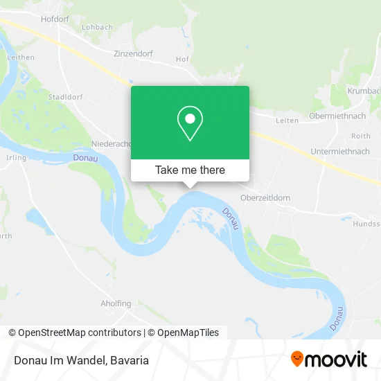 Карта Donau Im Wandel