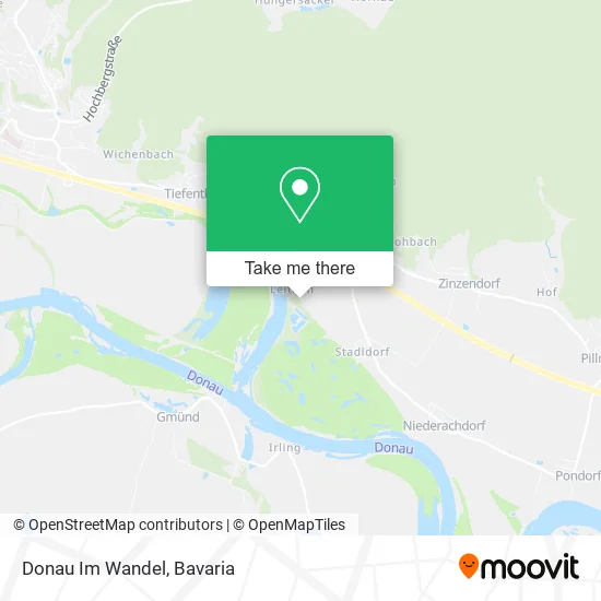 Donau Im Wandel map