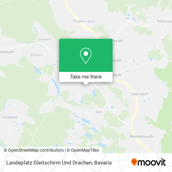 Карта Landeplatz Gleitschirm Und Drachen
