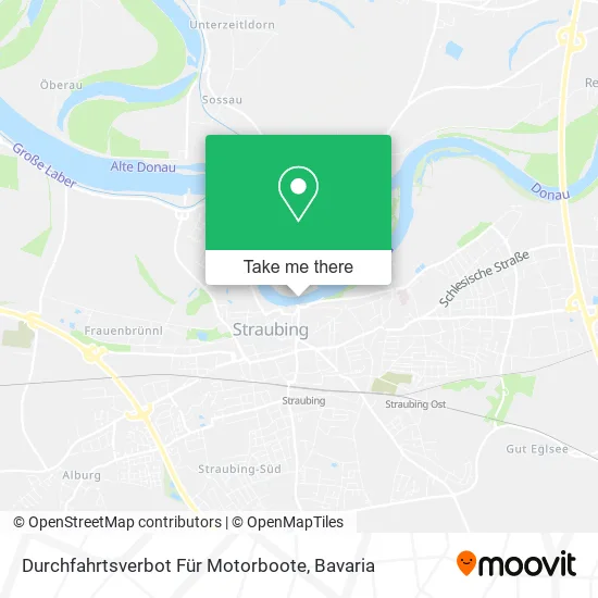 Карта Durchfahrtsverbot Für Motorboote