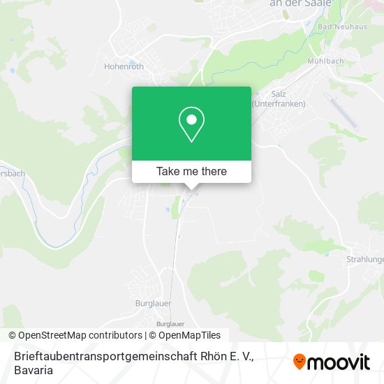 Brieftaubentransportgemeinschaft Rhön E. V. map
