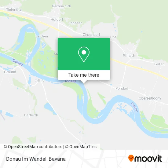 Карта Donau Im Wandel