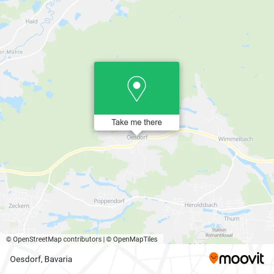 Oesdorf map
