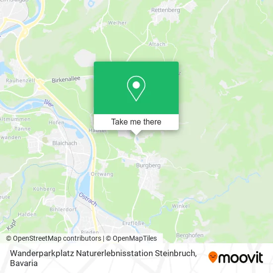 Карта Wanderparkplatz Naturerlebnisstation Steinbruch