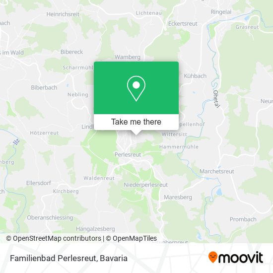 Карта Familienbad Perlesreut