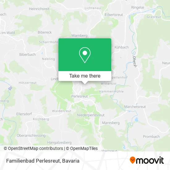 Карта Familienbad Perlesreut