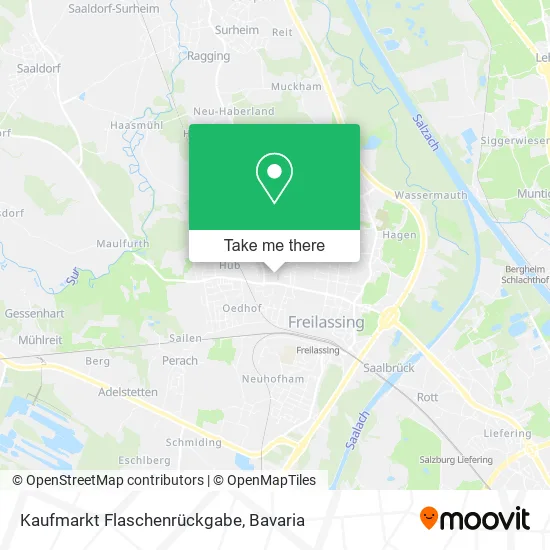 Карта Kaufmarkt Flaschenrückgabe