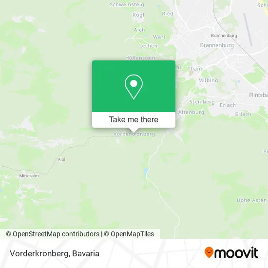 Карта Vorderkronberg