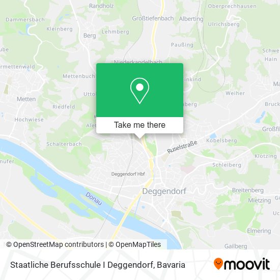 Staatliche Berufsschule I Deggendorf map