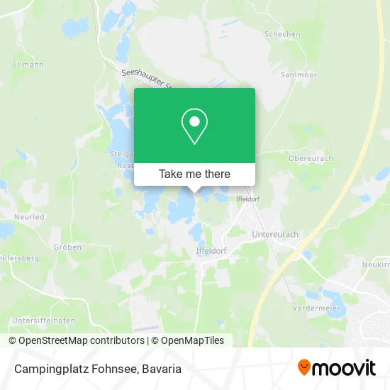 Карта Campingplatz Fohnsee
