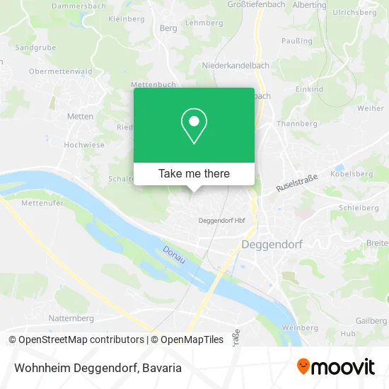 Карта Wohnheim Deggendorf