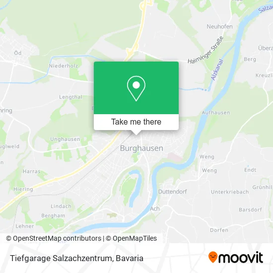 Карта Tiefgarage Salzachzentrum