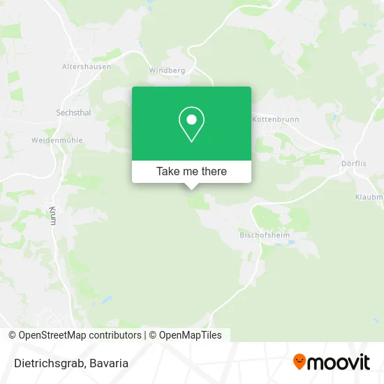 Карта Dietrichsgrab