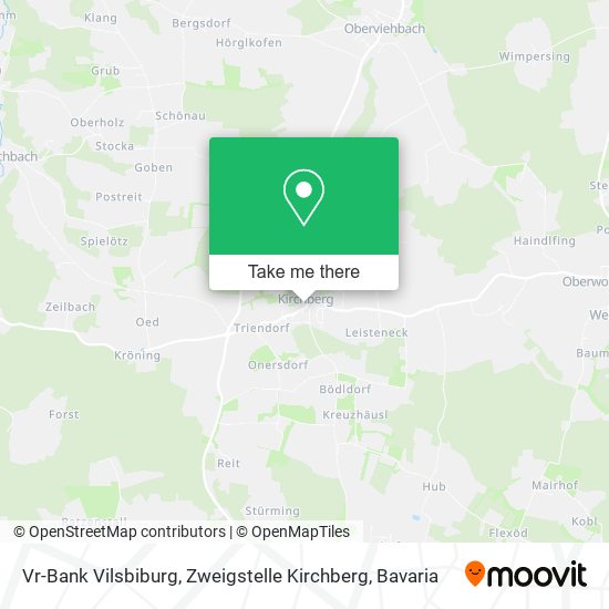 Vr-Bank Vilsbiburg, Zweigstelle Kirchberg map