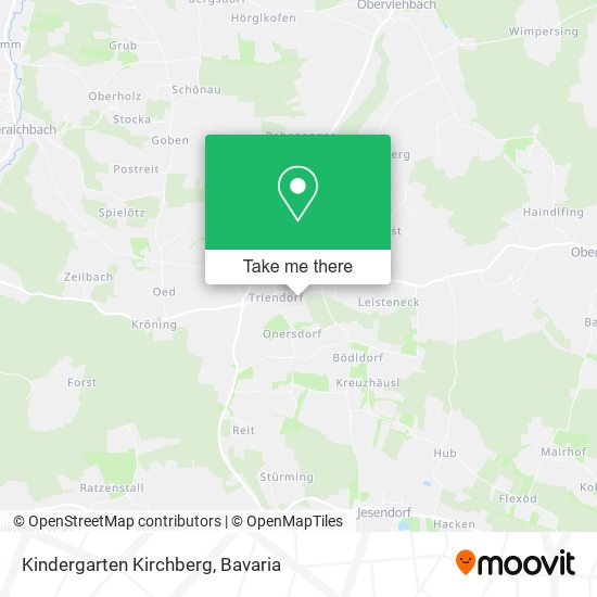 Kindergarten Kirchberg map