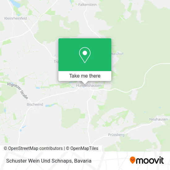 Карта Schuster Wein Und Schnaps