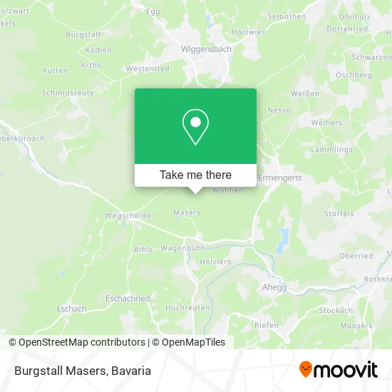 Карта Burgstall Masers