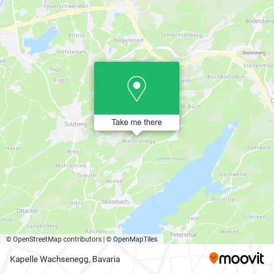 Карта Kapelle Wachsenegg
