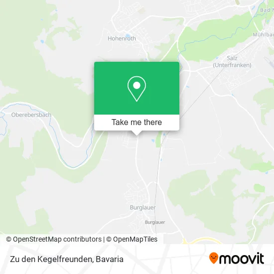 Карта Zu den Kegelfreunden