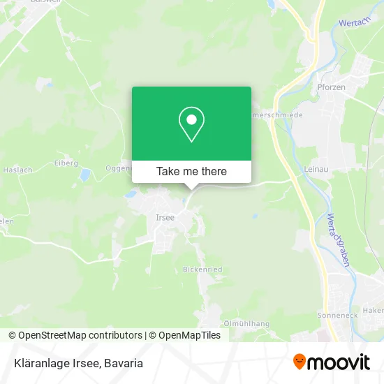 Карта Kläranlage Irsee