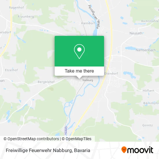 Карта Freiwillige Feuerwehr Nabburg