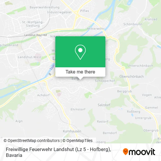 Карта Freiwillige Feuerwehr Landshut (Lz 5 - Hofberg)