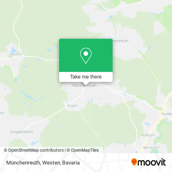Карта Münchenreuth, Westen