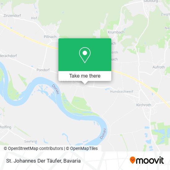 St. Johannes Der Täufer map