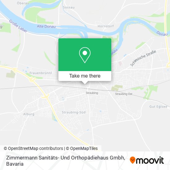 Карта Zimmermann Sanitäts- Und Orthopädiehaus Gmbh
