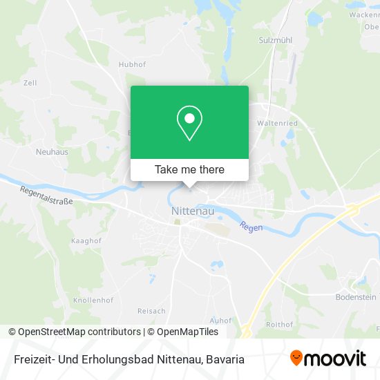 Карта Freizeit- Und Erholungsbad Nittenau