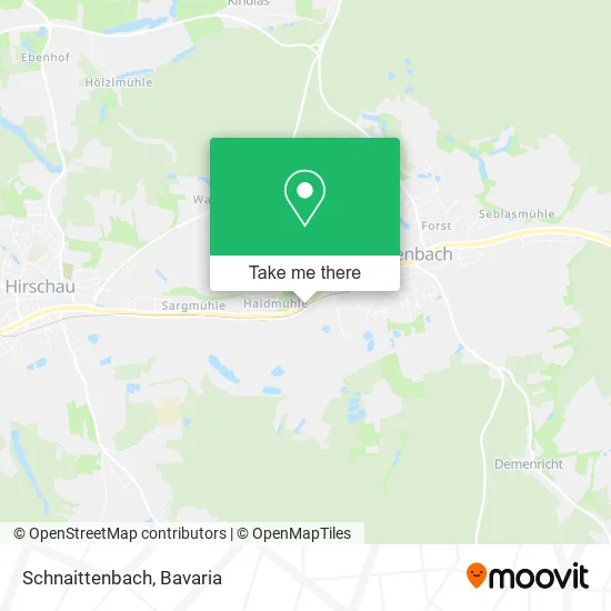Карта Schnaittenbach