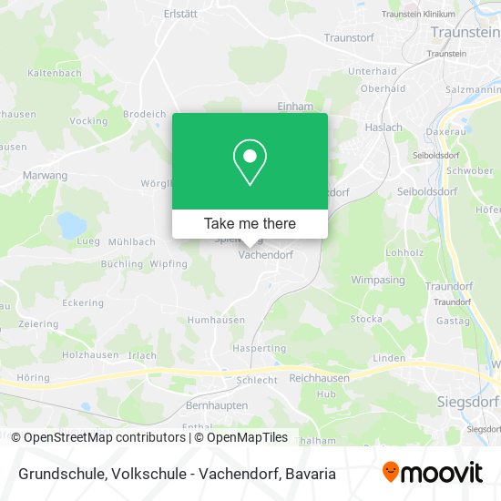 Grundschule, Volkschule - Vachendorf map
