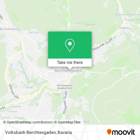 Volksbank Berchtesgaden map