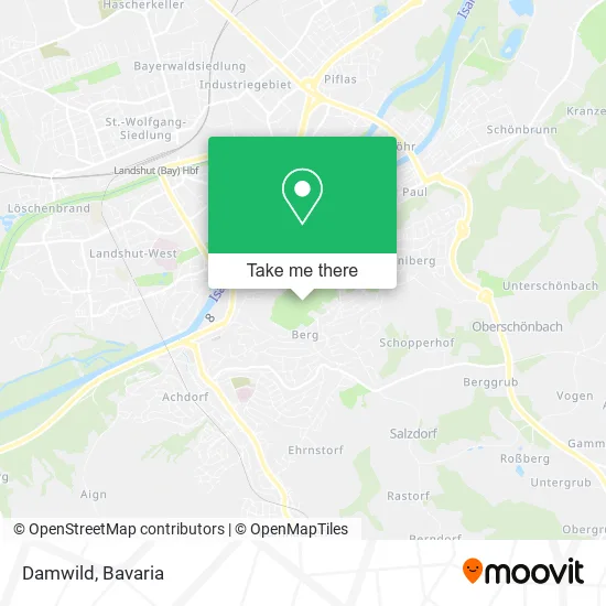 Карта Damwild