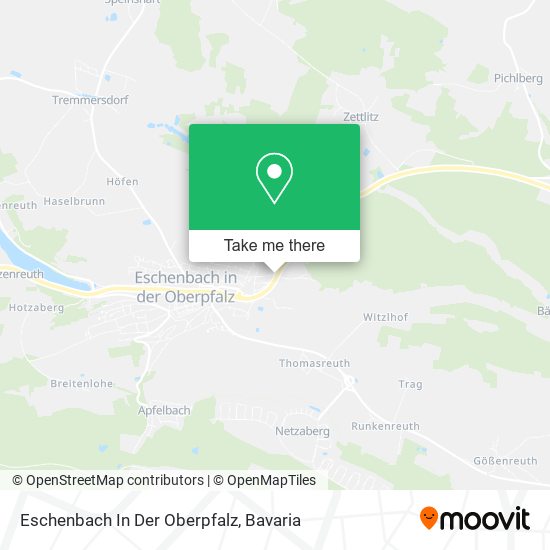 Eschenbach In Der Oberpfalz map