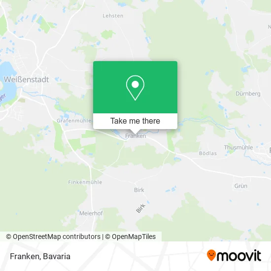 Карта Franken