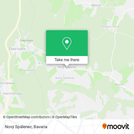 Nový Spálenec map