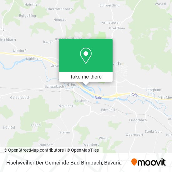 Карта Fischweiher Der Gemeinde Bad Birnbach