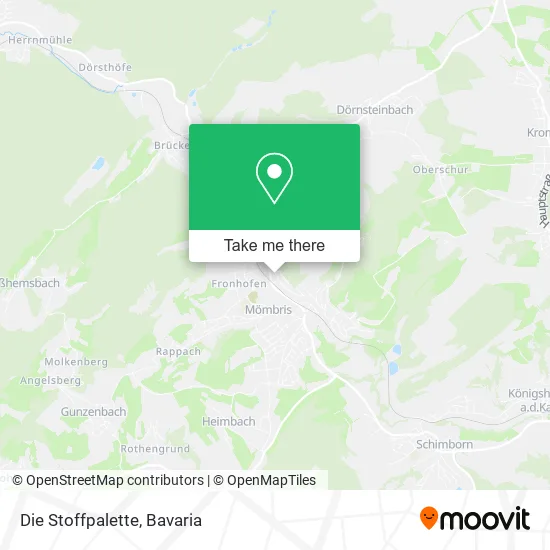 Карта Die Stoffpalette